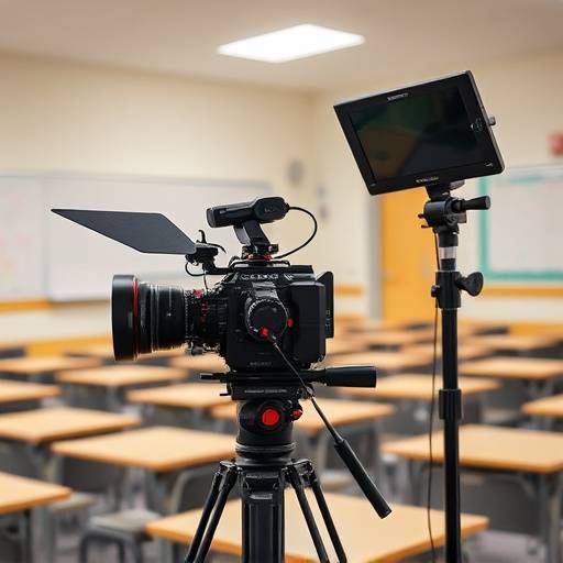 Mat√©riel de tournage professionnel utilis√© √† l'√©cole